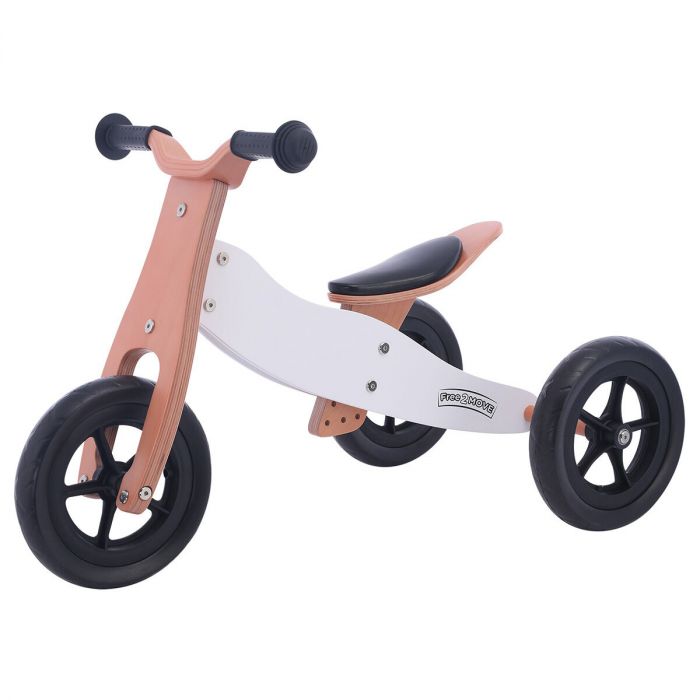 Viva Praten tegen Macadam Baby-Budget | Free2Move 2 in 1 Loopfiets - Driewieler - Balance Bike -  Brown-White | Baby-Budget