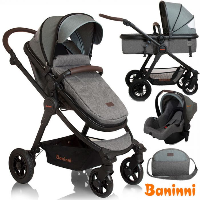 Baby-Budget | Kinderwagen Baninni Ayo Inspire (incl. autostoel en tas) | Baby-Budget