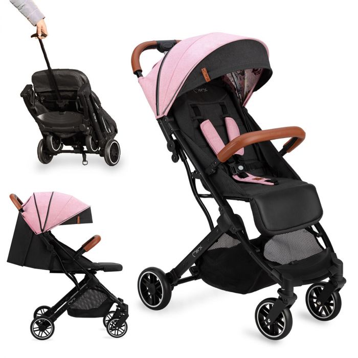 Bij elkaar passen Naar de waarheid Voorvoegsel Baby-Budget | MoMi Wandelwagen - compacte lichtgewicht Buggy - Estelle -  Pink (geschikt van 6mnd - 15kg) | Baby-Budget