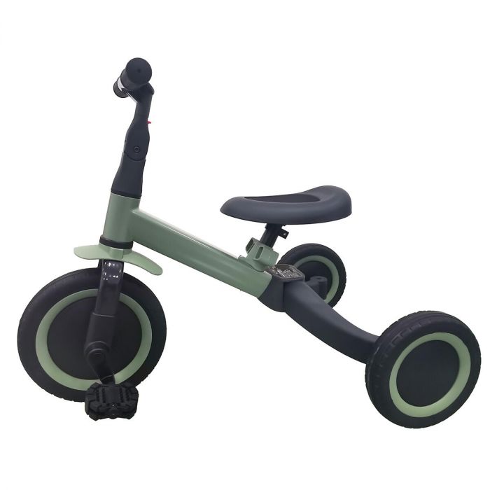 Baby-Budget | Topmark 4 in1 Driewieler - Loopfiets Balance Bike - Kaya - Groen | Baby-Budget