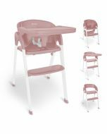 BabyGO Levels - Kinderstoel - Eetstoel voor kinderen vanaf 6 maanden tot 110kg - Rose
