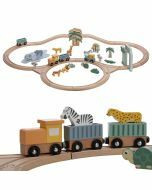 Free2Play by FreeON - Houten Treinbaan met Wagons & Dierenvriendjes - Safari