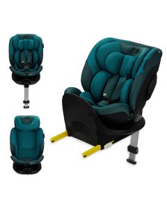 Kinderkraft i-Fix autostoel - i-Size - 360º draaibaar met isoFix - Harbor Blue (40-150cm)