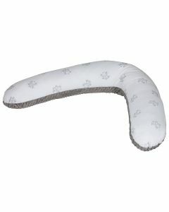 Bubaba by FreeON  - Body/Relax Pillow - Zwangerschapskussen - Voedingskussen met wasbare hoes (170x35cm) - Grey Elephant