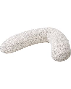 Bubaba by FreeON  - Body/Relax Pillow - Zwangerschapskussen - Voedingskussen met wasbare hoes (170x35cm) - Beige Dots