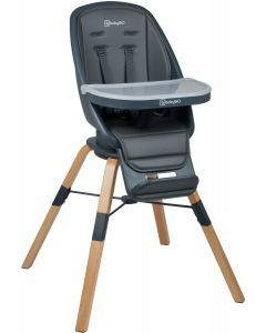 BabyGO Kinderstoel Carou 360° Grijs - eetstoel voor kinderen