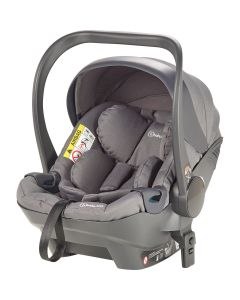 BabyGO Autostoel Ultra - i-Size veiligheidszitje voor kinderen van 40-80cm - Grijs