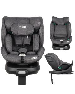 FreeON autostoel Space - i-Size - 360° draaibaar - Grijs - voor kinderen van 40 - 150cm